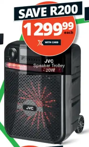 Checkers Hyper JVC Speaker Trolley 20W offer