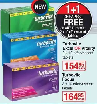 Dis-Chem Turbovite Focus offer