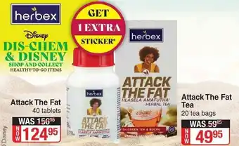 Dis-Chem Attack The Fat Tea 20 Tea Bags offer