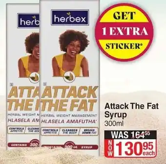 Dis-Chem Attack The Fat Syrup 300ml offer