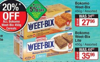 Dis-Chem Bokomo Weet-Bix 450g offer