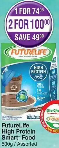 Dis-Chem FutureLife High Protein Smart+ Food 500g offer