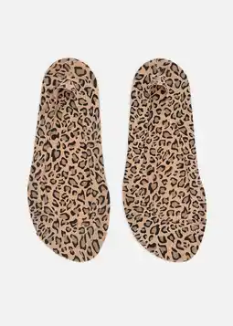 Woolworths Leopard Print Bonded Footliners 2 Pack offer