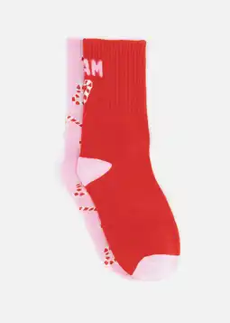 Woolworths Heart Cotton Rich Anklets 2 Pack offer
