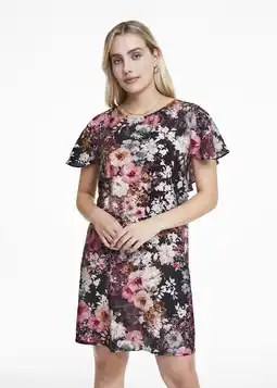 Woolworths Print Frill Sleeve Tie Back Tunic Dress offer
