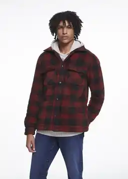 Woolworths Check Sherpa Lined Fleece Shacket offer