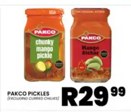 Take 'n Pay PAKCO PICKLES (EXCLUDING CURRIED CHILLIES) offer