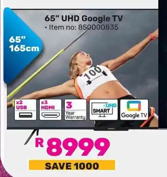 Game SKYWORTH 65" UHD Google TV offer