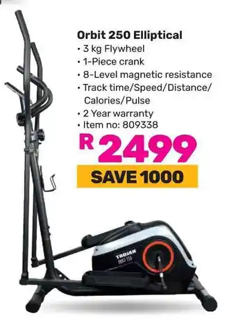 Orbit 250 Elliptical offer at Game