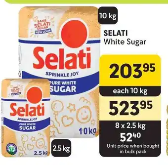 Makro SELATI White Sugar 10kg offer