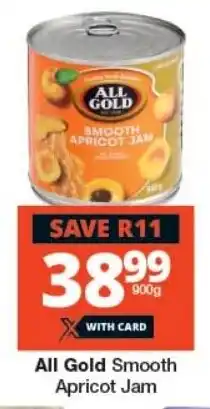 Checkers All Gold Smooth Apricot Jam offer