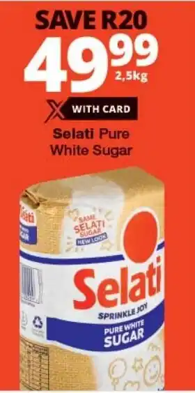 Checkers Selati Pure White Sugar offer