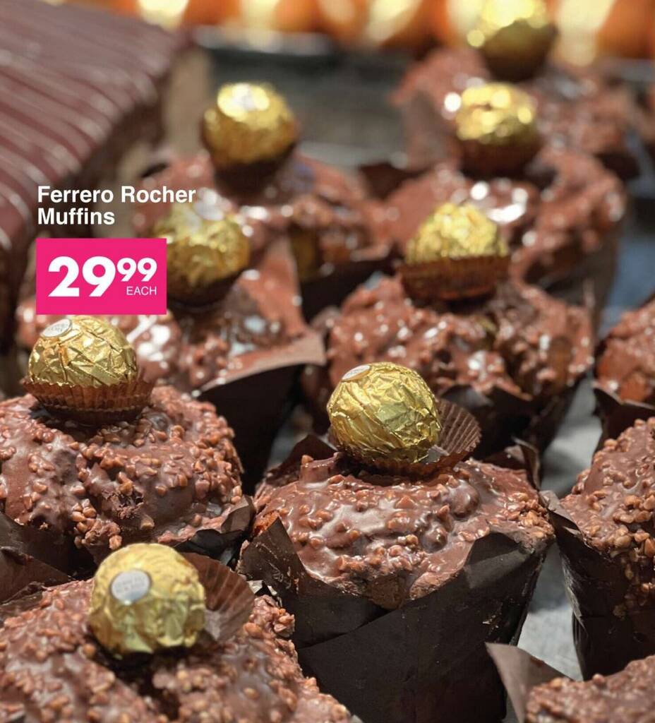 Ferrero Rocher Muffins offer at Save Hyper