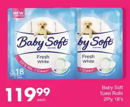 Save Hyper Baby Soft Toilet Rolls 2Ply 18's offer
