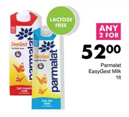 Save Hyper Parmalat EasyGest Milk 1lt offer