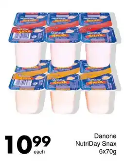 Save Hyper Danone NutriDay Snax 6x70g offer