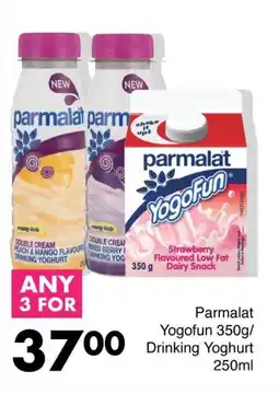Save Hyper Parmalat Yogofun 350g/ Drinking Yoghurt 250ml offer