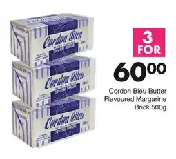 Save Hyper Cordon Bleu Butter Flavoured Margarine Brick 500g offer