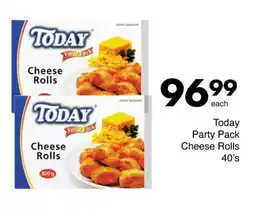 Save Hyper Today Party Pack Cheese Rolls 40's offer