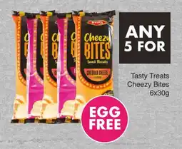 Tasty Treats Cheezy Bites 6x30g