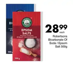 Robertsons Bicarbonate Of Soda/ Epsom Salt 500g