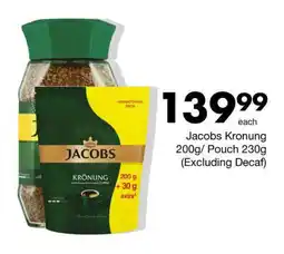 Save Hyper Jacobs Kronung 200g/ Pouch 230g (Excluding Decaf) offer