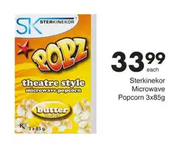 Sterkinekor Microwave Popcorn 3x85g