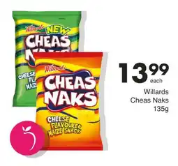 Save Hyper Willards Cheas Naks 135g offer