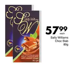 Save Hyper Sally Williams Choc Slab 80g offer