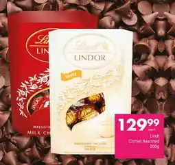 Save Hyper Lindt Cornet Assorted 200g offer