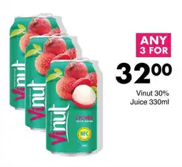 Vinut 30% Juice 330ml