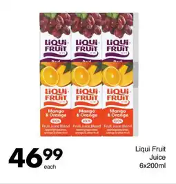 Save Hyper Liqui Fruit Juice 6x200ml offer