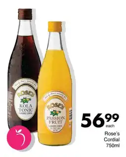 Save Hyper Rose's Cordial 750ml offer