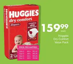 Save Hyper Huggies Dry Comfort Value Pack offer