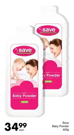 Save Hyper Save Baby Powder 400g offer