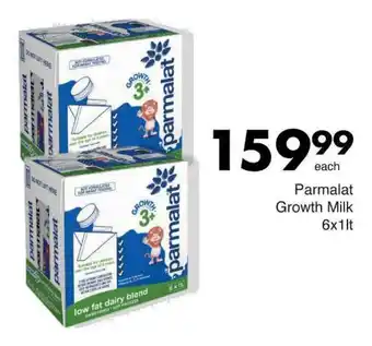 Save Hyper Parmalat Growth Milk 6x1lt offer