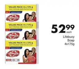 Lifebuoy Soap 4x175g