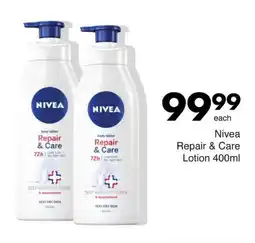 Save Hyper Nivea Repair & Care Lotion 400ml offer