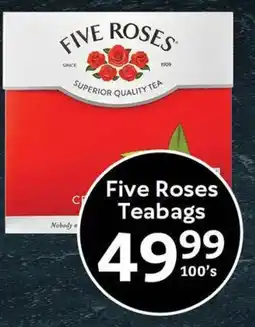 Oxford Freshmarket Five Roses Teabags offer