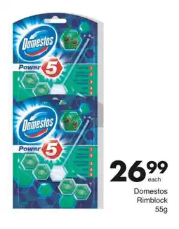Save Hyper Domestos Rimblock 55g offer