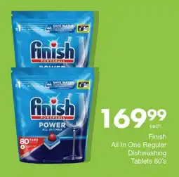 Save Hyper Finish All In One Regular Dishwashing Tablets 80's offer