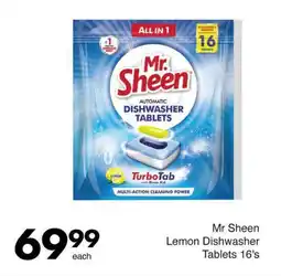 Save Hyper Mr Sheen Lemon Dishwasher Tablets 16's offer