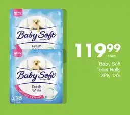 Save Hyper Baby Soft Toilet Rolls 2Ply 18's offer