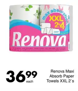Save Hyper Renova Maxi Absorb Paper Towels XXL 2's offer