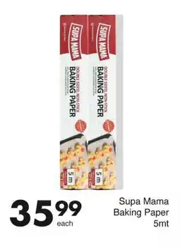 Save Hyper Supa Mama Baking Paper 5mt offer
