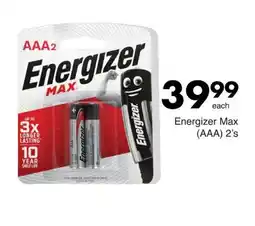 Save Hyper Energizer Max (AAA) 2's offer