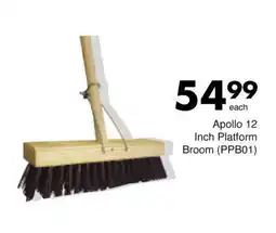Save Hyper Apollo 12 Inch Platform Broom (PPB01) offer
