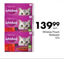 Save Hyper Whiskas Pouch Multipack 12's offer