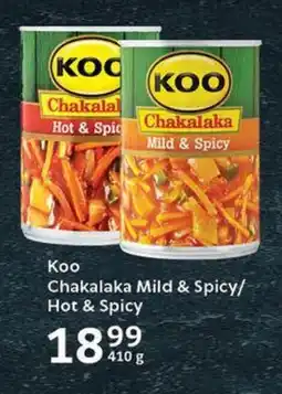 Oxford Freshmarket KOO Chakalaka Mild & Spicy/ Hot & Spicy offer
