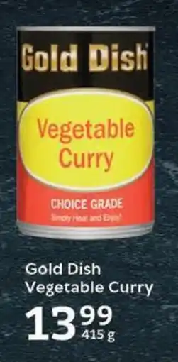 Gold Dish Vegetable Curry